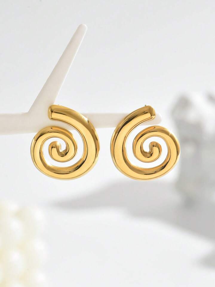 Swirl earrings