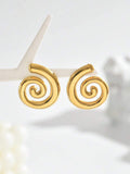 Swirl earrings