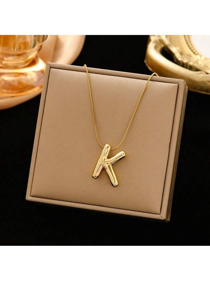 Alphabet bubbly bobble necklaces