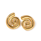 Swirl earrings