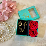 Hollow heart gift box