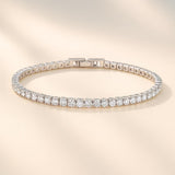 Tennis bracelet (square)