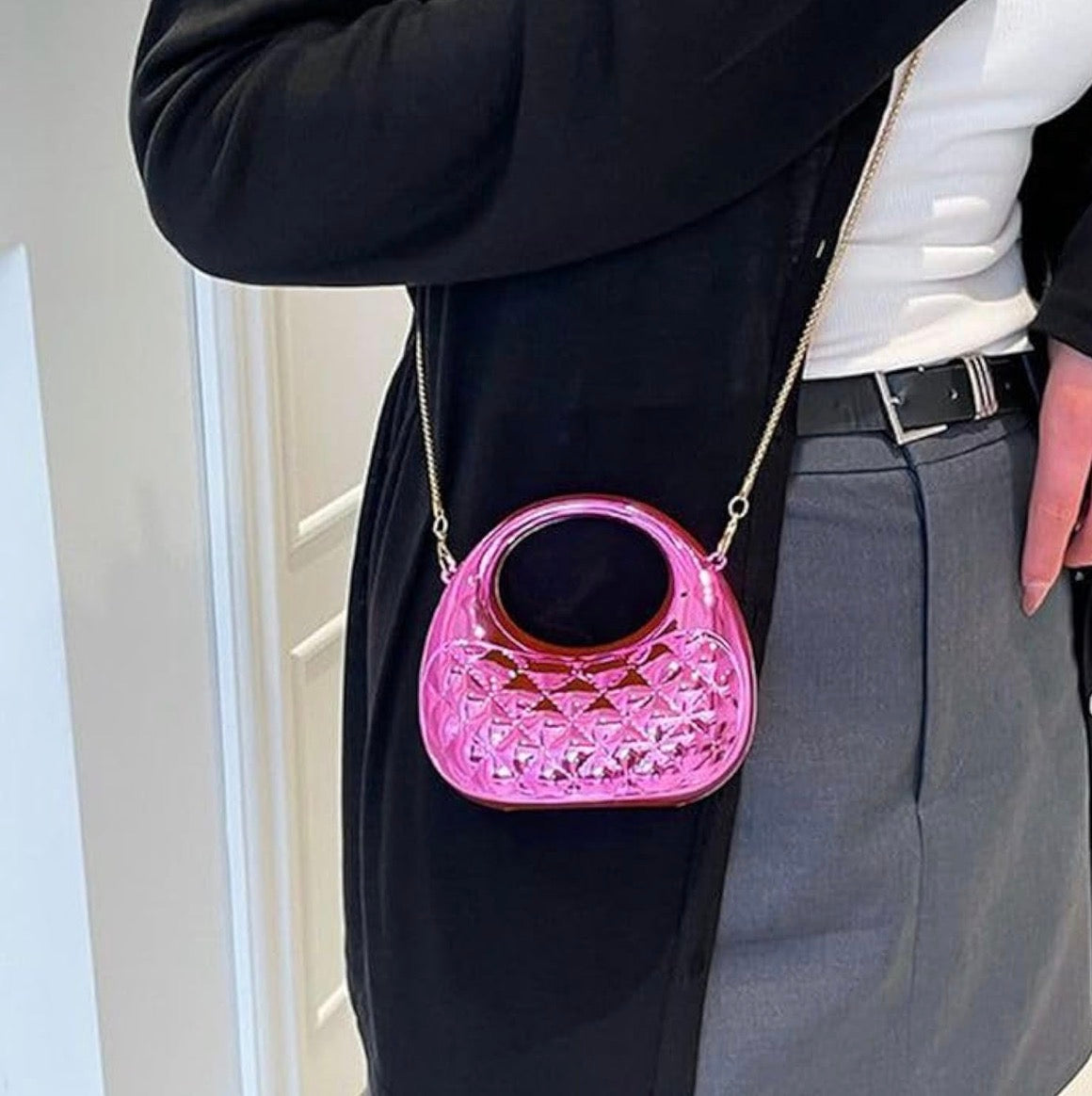 Textured mini purses