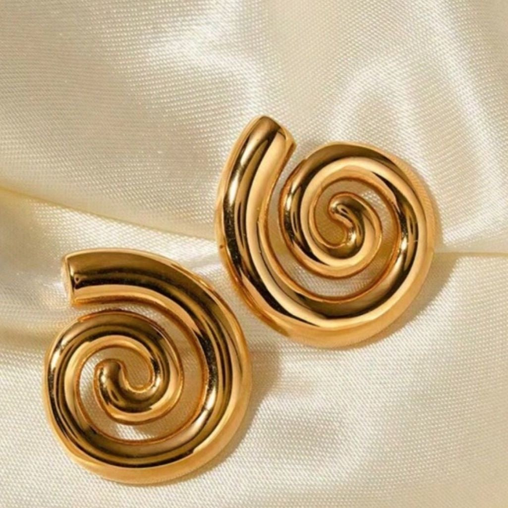 Swirl earrings