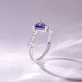 I purple you heart ring (adjustable)