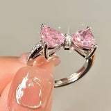 Princess bow ring (adjustable)