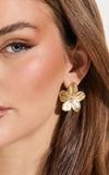 Dainty flower earrings