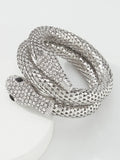 Sparkling snake wrap (Silver)