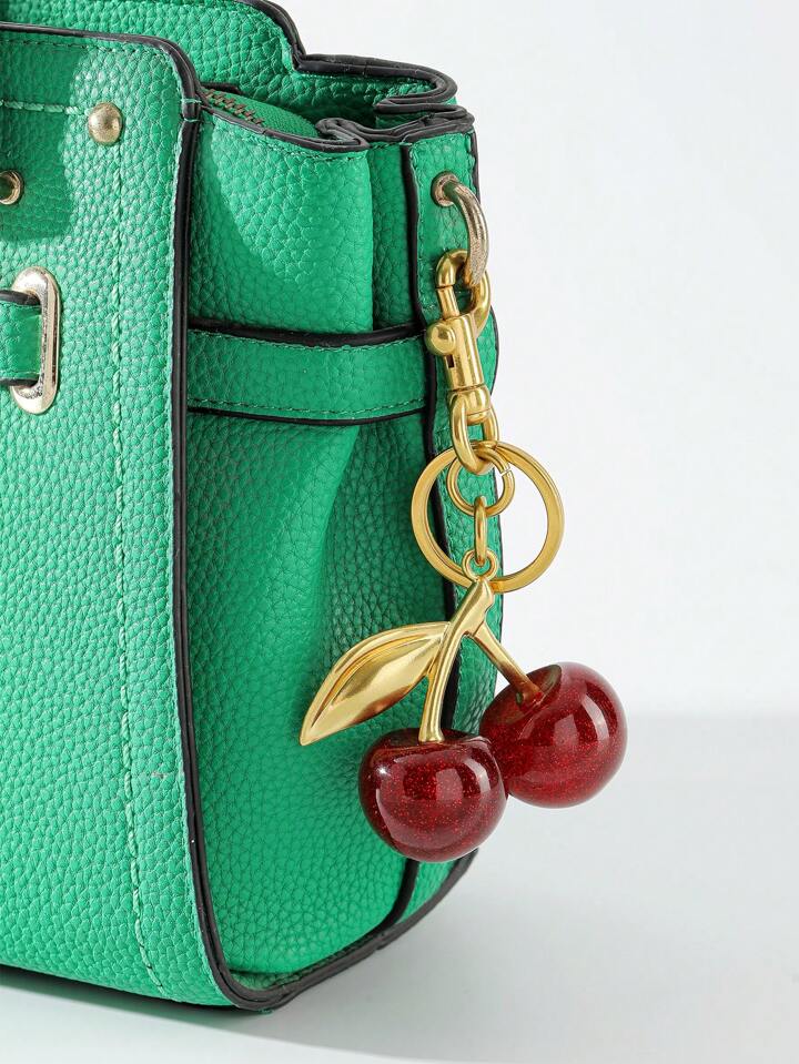 Cherry luxe bag charm🍒