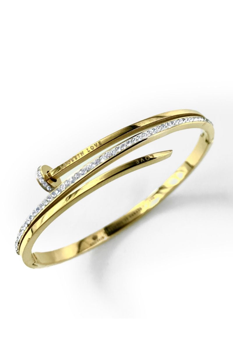 Love & nail fusion bracelet