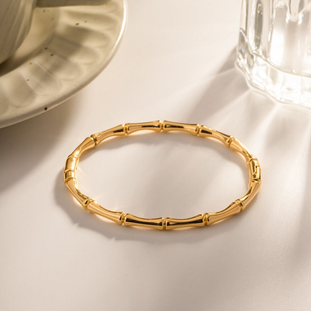 Golden Bamboo luxe bracelet