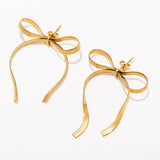 Bow earrings