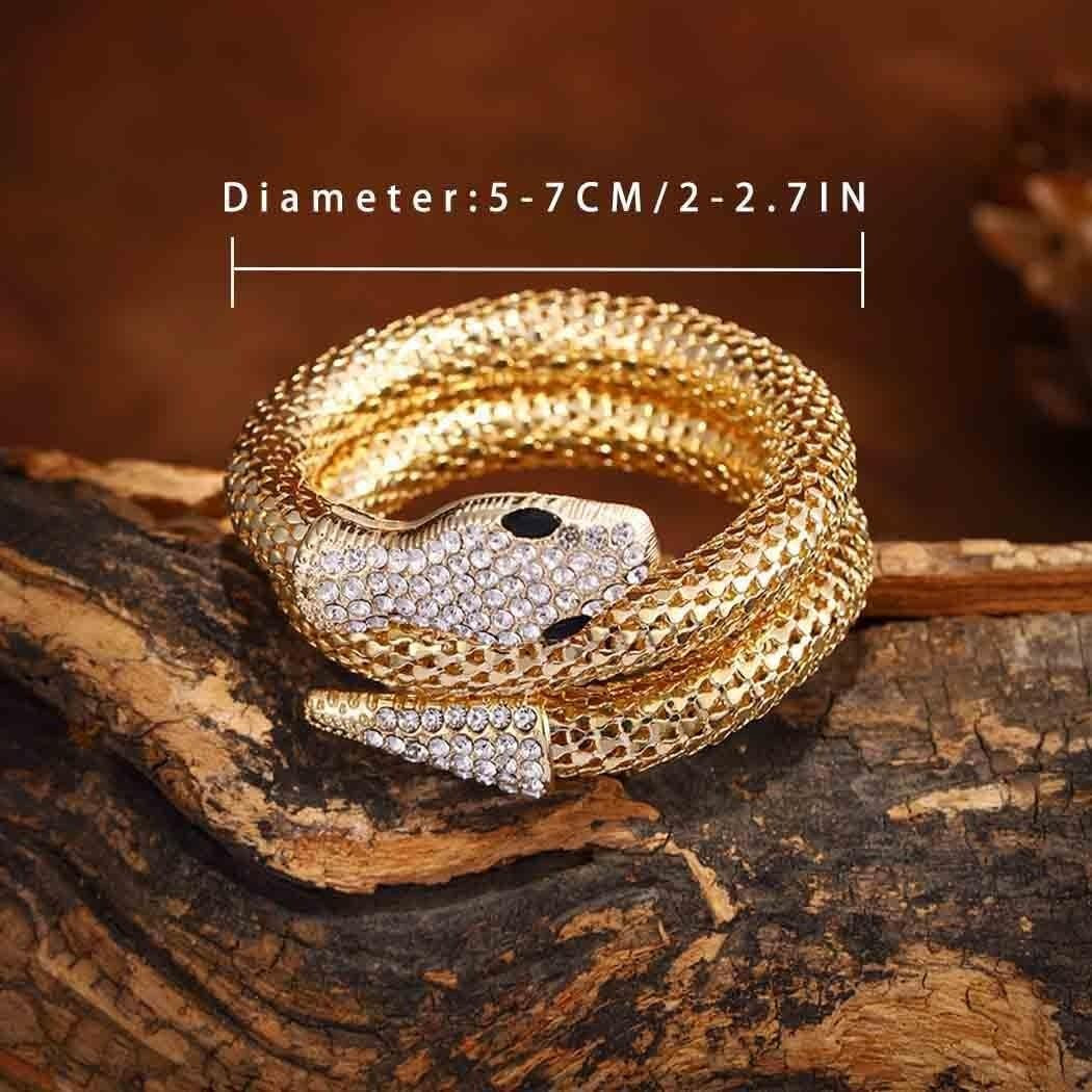Sparkling snake wrap (Golden)