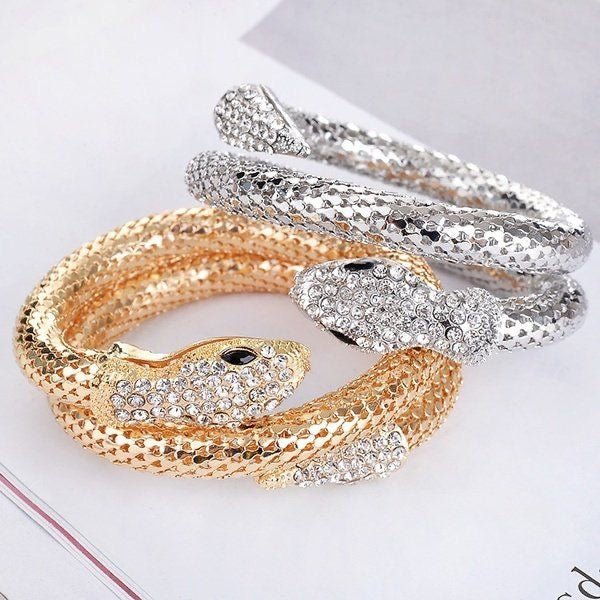 Sparkling snake wrap (Golden)