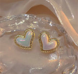 Heart of gold earrings