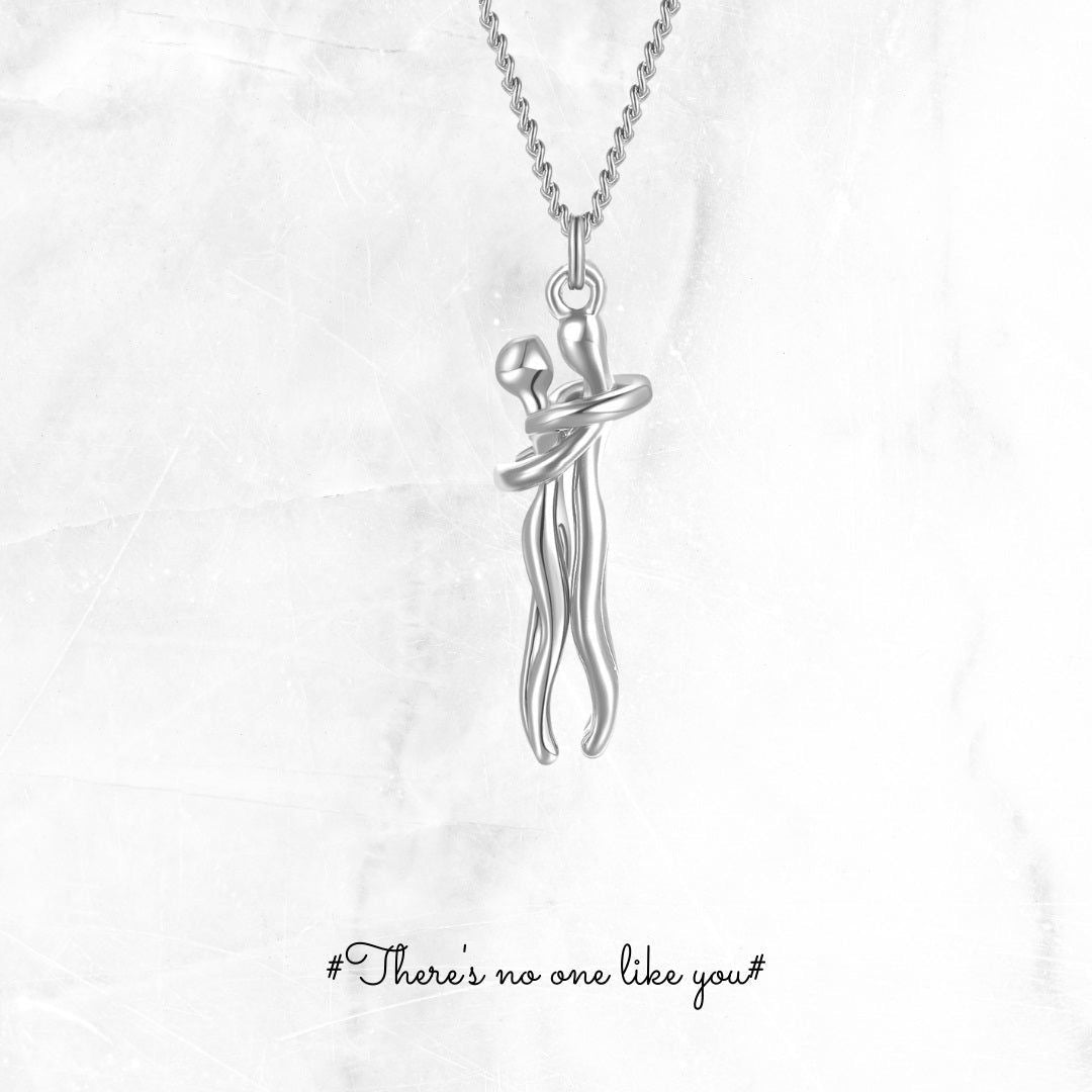 Hold me tight hug necklace